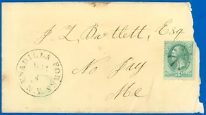 MAY 4 UNADILLA NY (DPO) Radial "SUNBURST" COLE'S GR-71, FANCY CANCEL! #147 - Bild 1 von 1