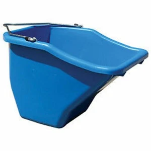 Little Giant Better Feeding Bucket Plastic 10 Qt Multi Purpose Angular Blue - Picture 1 of 1