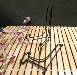 Confezione 2 Cavalletti Espositore Pieghevole 8", Piatti, Foto, Opere ~ Nero 8" x 5" Nuovi - Foto 1 di 3