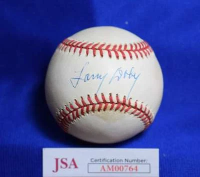 Larry Doby JSA Cert Autographed American League Signed Baseball - Image 1 of 2