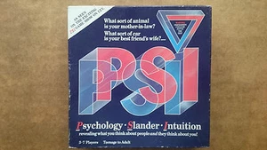 PSI, Board Game, by Paradigm  (1987) - Picture 1 of 10