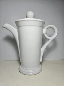 Coronado White Coffee Pot by Nancy Calhoun - Picture 1 of 5