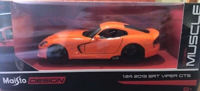 DODGE VIPER GTS SRT 2013 ORANGE 1:24 TUNING MAISTO SCALA MODEL - Immagine 1 di 2