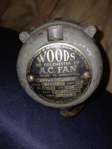 Vintage Woods of Colchester Fan Motor 0.7 Amp - Picture 1 of 4
