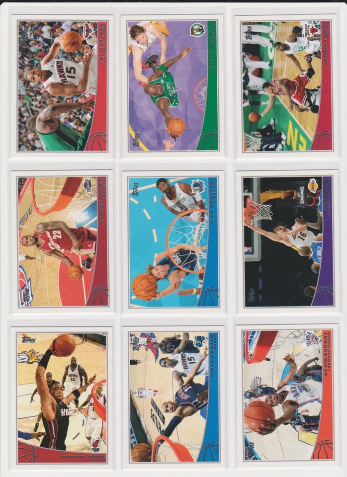 2009-10 Topps Basketball you pick NM base stars RC rookie inserts Hall of Famers - Image 1 of 1