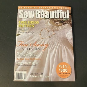 SEW BEAUTIFUL MAGAZINES FREE DRESS PATTERN INSIDE ISSUE #110 January Feb 2007 - Picture 1 of 7
