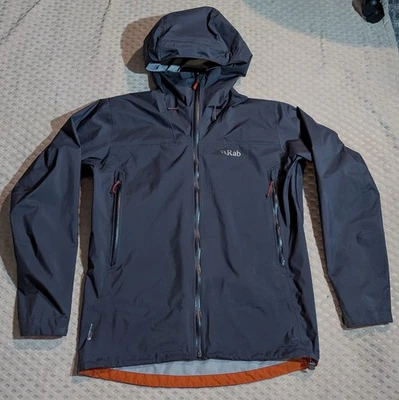 RAB New Dark Grey Downpour Plus 2.0 Jacket Men's Large - Image 1 of 4
