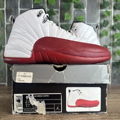 Talla 9 - Air Jordan 12 Retro Cherry 2009 130690-110 OG Auténtico Foto 1 de 4