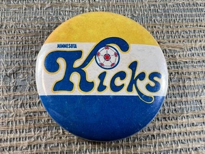 Vintage Minnesota Kicks NASL Pro Soccer 2,25" Pinback Button - Bild 1 von 2