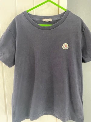 Moncler Camiseta Azul Marino Manga Corta Edad 10 Años Foto 1 de 4