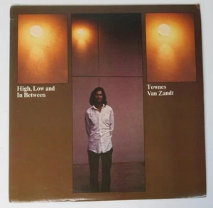 Álbum de vinilo LP JSA BAS autógrafo firmado "High, Low, In Between" TOWNES VAN ZANDT - Imagen 1 de 5