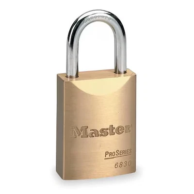 Master Lock 6830Ka10g200 Padlock, Keyed Alike, Standard Shackle, Rectangular
