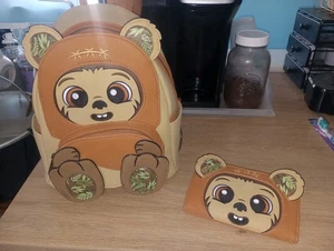 Loungefly Star Wars Wicket Ewok Footsie Cosplay Damen Handtasche Rucksack  - Bild 1 von 9