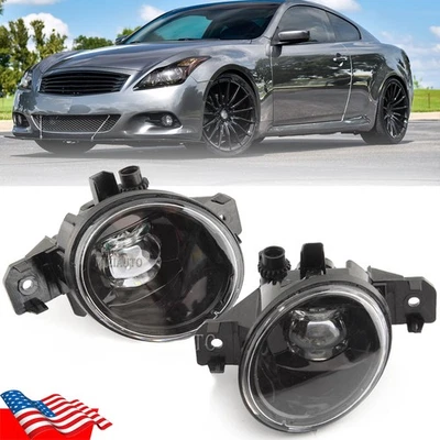 LED 雾灯驾驶灯适用于英菲尼迪 G37 Coupe 和可调式 JX35 QX60 M35 — 第 1/4 张图片