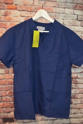 Natural Uniforms Scrubs V-Neck Top - Womens S - NEW - Image 1 of 4
