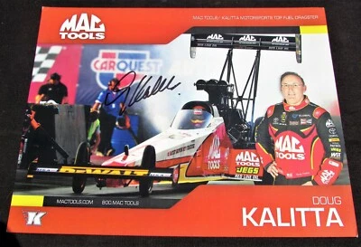 Doug Kalitta Mac Tools Top Fuel NHRA Autographed HANDOUT/POSTCARD - Image 1 of 2
