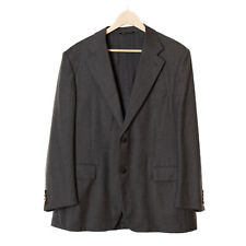 Men's CANALI Gray 100% Virgin Wool Jacket Size 54 R