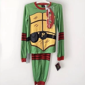 Adult Teenage Mutant Ninja Turtles Pajamas RAPHAEL Size Medium Red Mask NWT - Picture 1 of 3