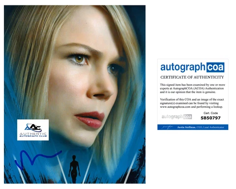 MICHELLE WILLIAMS AUTOGRAPH SIGNED 8x10 PHOTO VENOM ACOA Cover