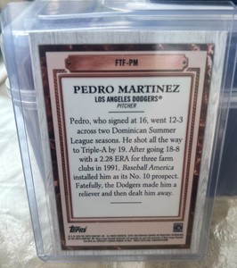 2020 Bowman Chrome - Farm to Fame Mojo Refractor #FTF-PM Pedro Martinez