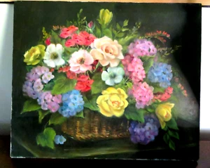 Cecilia Cardman Cardamone Original Gemälde Stillleben gelistet Künstler 20"x24" - Bild 1 von 12