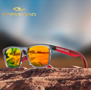 PARANOID Square Sport Polarized Sunglasses for Men Women Outdoor Driving Glasses