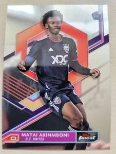 TOPPS MAJOR LEAGUE SOCCER, 2023, BASE CARD, MATAI AKINMBONI, D.C. UNITED - Imagen 1 de 1