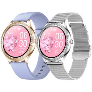 Women Smart Watch Touchscreen Bluetooth Smartwatch Sleep Monitor for Android IOS - Picture 1 of 19