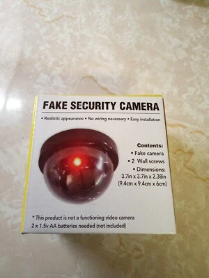 Fake Security Camera, 3.7 x 3.7 x 2.38 in. - Image 1 of 4