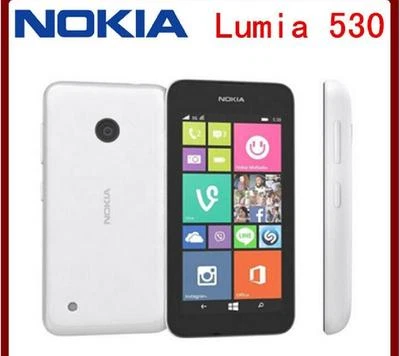 Original Unlocked 3G Nokia Lumia 530 Single Dual Sim RM-1017 RM-1019 Quad Core - Image 1 of 4