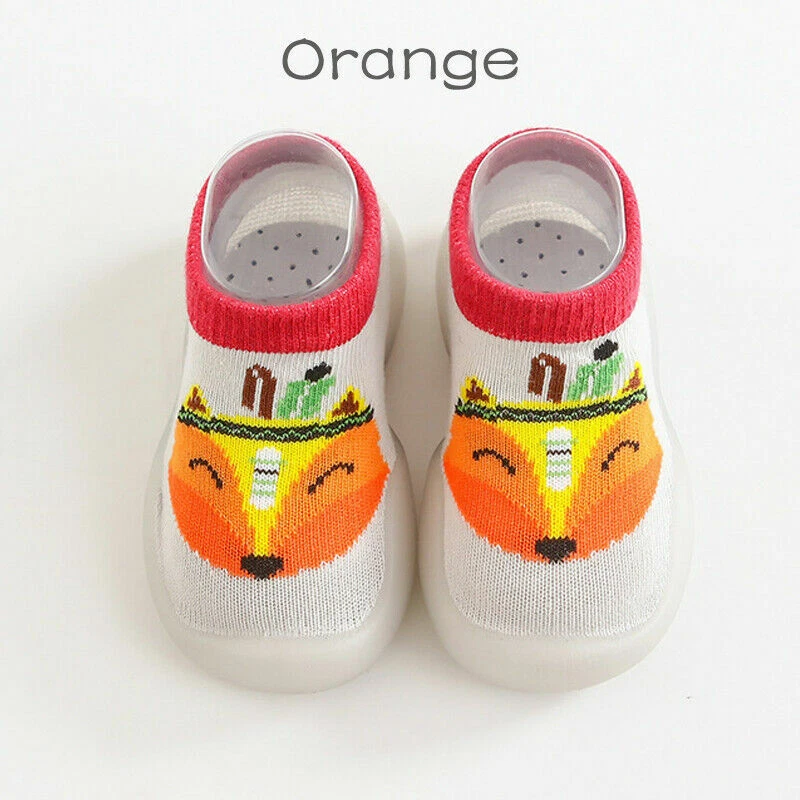 Niños Bebés Niña Niños Pequeños Antideslizantes Zapatillas Calcetines Algodón Zapatos Cálidos Invierno Foto 1 de 1