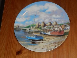 Ltd Edition Wedgwood Danbury Mint Safe Harbour collectors plate CONWAY harbour - Picture 1 of 3