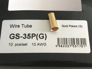 10 terminali Furutech GS-35P(G) 10AWG Ø3,5 mm 5,26 mm quadrati rame puro placcato oro - Foto 1 di 1