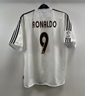 Real Madrid Ronaldo 9 Home Football Shirt 2003/04 Adults XL Adidas D476
