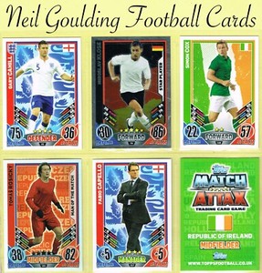 Topps MATCH ATTAX ☆ IRELAND 2012 ☆ EURO 2012 Football Cards #1 to #229