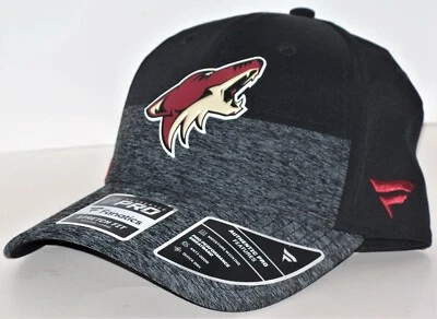 Gorra Arizona Coyotes NHL Locker Room Fanatics gris negra ajuste flexible talla M/L Foto 1 de 4