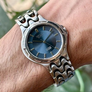 Vintage Citizen Exceed Euros Quartz Men's Watch 0330-C30170 - Picture 1 of 13