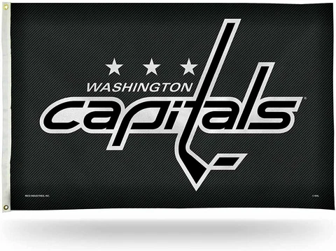 Washington Capitals Black Flag 3x5ft Banner Polyester Ice Hockey Stanley Cup 022 Cover