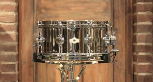 George Way Hollywood Chrome Over Brass 7x14 Snare Drum - New! - Picture 1 of 7