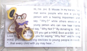 Joe B. Maus Pinback Jobs Töchter WANDERUNG hilft Kindern mit Hörbehinderung 2 - Bild 1 von 1