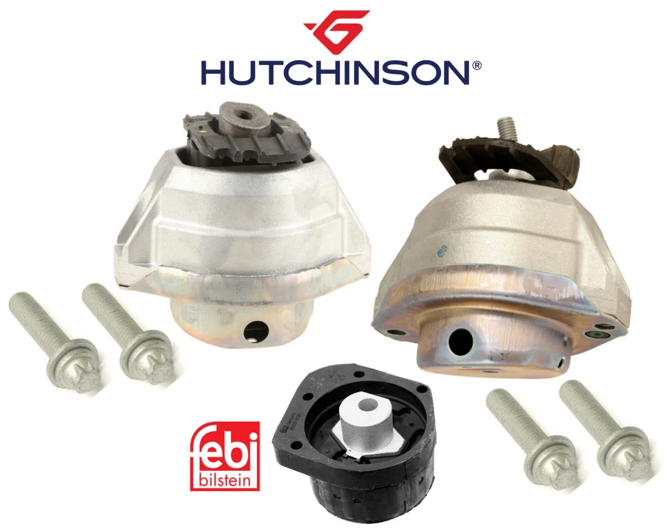 For BMW 535i xDrive 535xi Engine Mount + Transmission Mount Set W/ Bolts 7pc OEM - Image 1 of 1