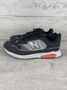 Men's New Balance X-Racer "Black Grey Red" Size 9.5 - Picture 1 of 10