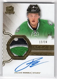 2016-17 Upper Deck The Cup #135 Julius Honka Gold Auto Autograph Patch RC #12/24 - Picture 1 of 1