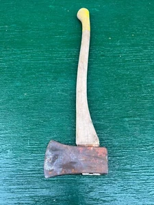 Vintage Tool Axe Hatchet 27" Long Wooden Handle with 4" Blade - Picture 1 of 14
