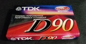 NUOVA TDK cassetta audio vuota alta uscita D90 IECI/TypeI SIGILLATA - Foto 1 di 4