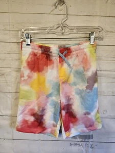 Art Class Girls Sleep Shorts Sweat Shorts Size M (8-10) Tye Dye Flame Resistant - Picture 1 of 4