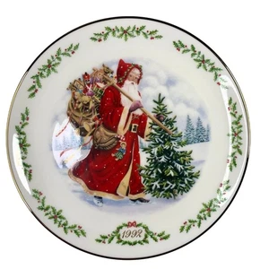 Lenox 1992 International Santa Claus Plate Collection Kris Kringle EUC B0102 - Bild 1 von 9