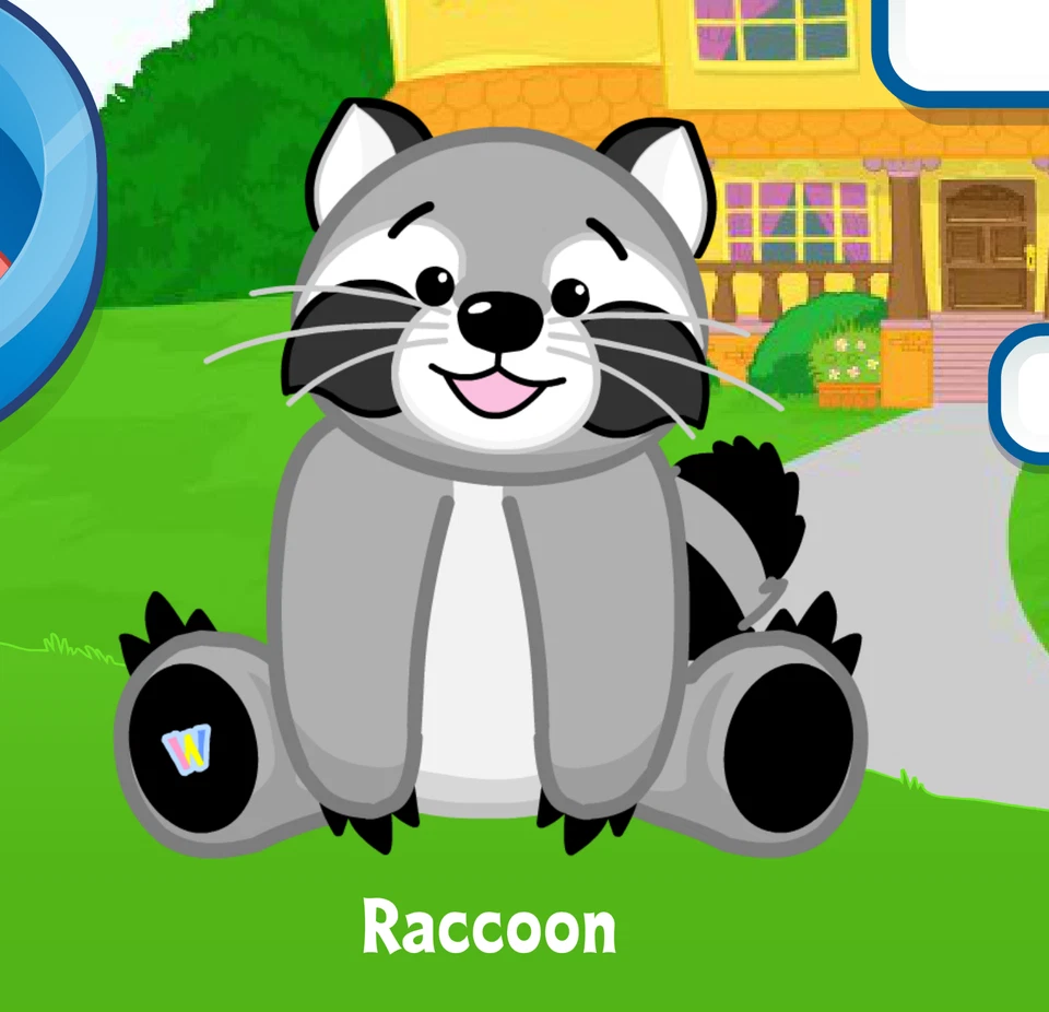 Webkinz Raccoon Virtual Adoption Code Only Messaged Webkinz Original Raccoon Pet - Image 1 of 1