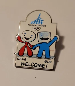 TORINO 2006 WINTER OLYMPIC GAMES NEVE GLIZ WELL COME ! PIN - Picture 1 of 1
