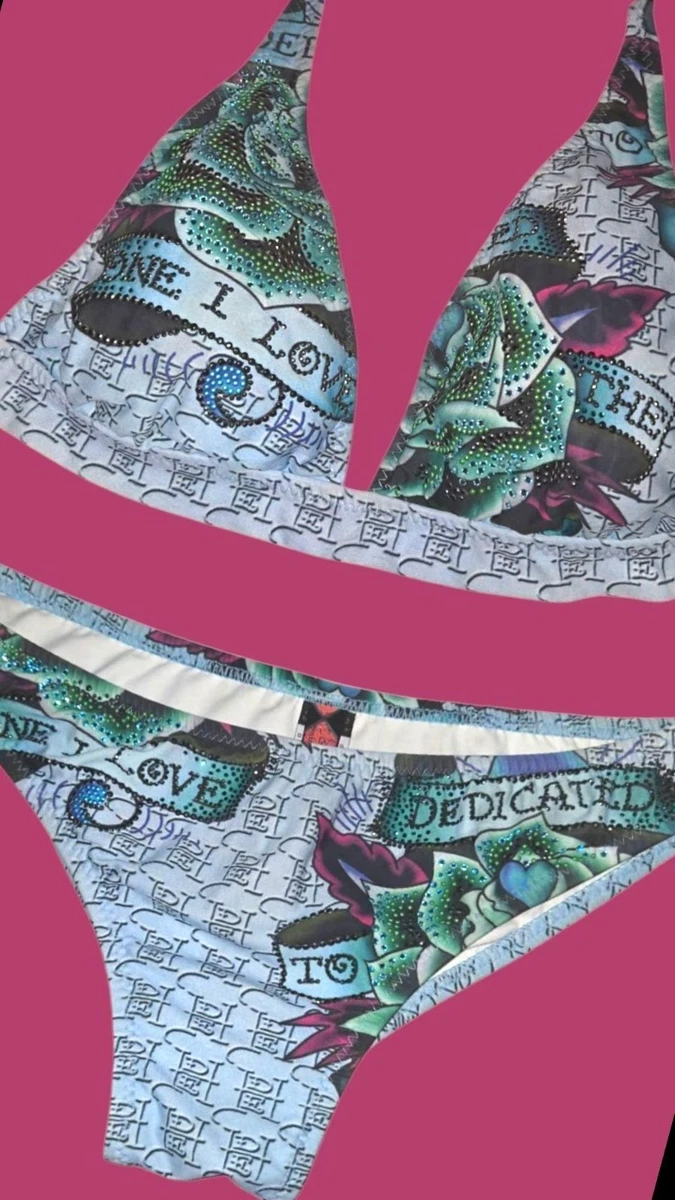 Ed Hardy Regular Blue Swimwear for Women for sale | eBay